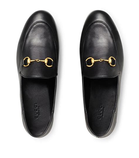 brixton gucci loafer|Womens Gucci black Leather Brixton Horsebit Loafers .